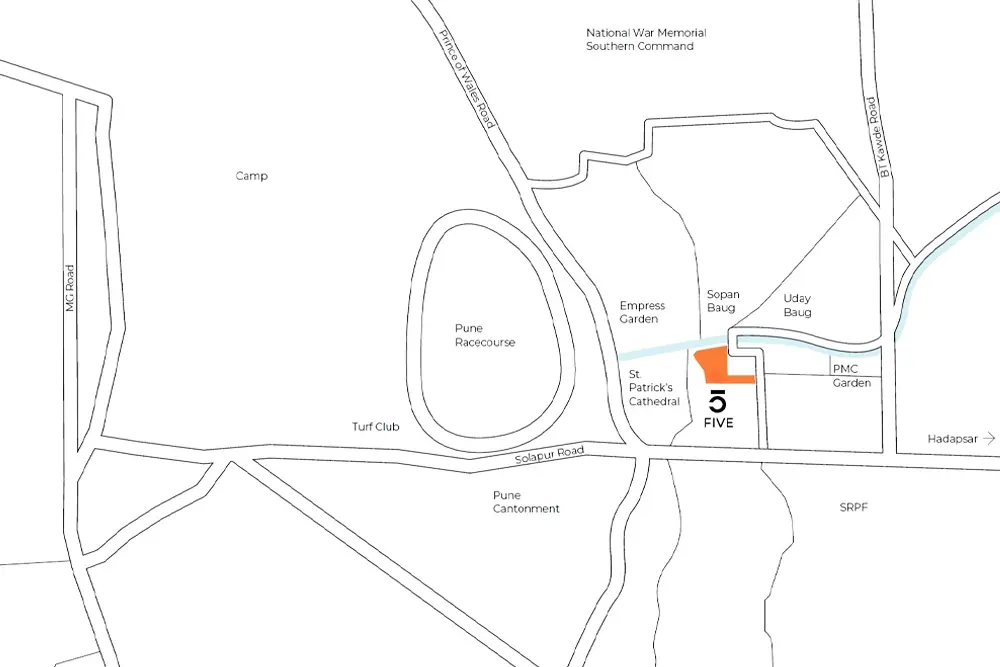SKYI 5 Racecourse Location Map